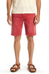 Corduroy shorts in Molten Lava