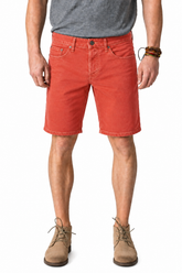 Corduroy shorts in Molten Lava
