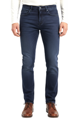 Barfly Slim Corduroy Pants in Novelty Mediveal Blue