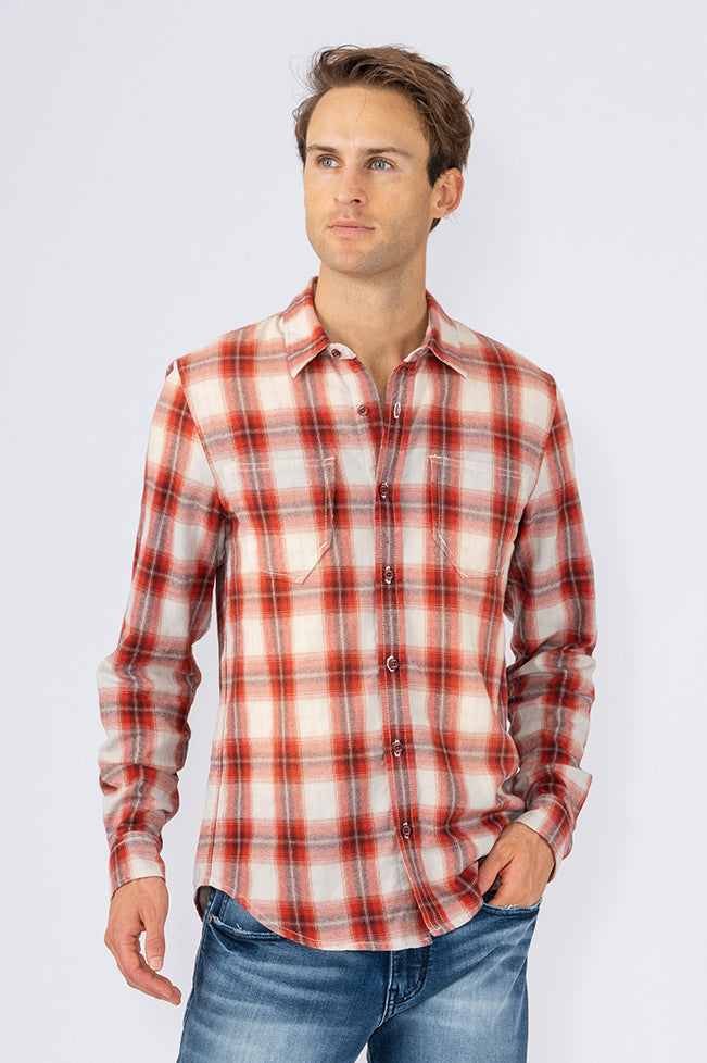 Woven shirt - Red/White Plaid