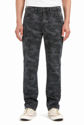 Barfly Slim Twill Pants - Black Camo