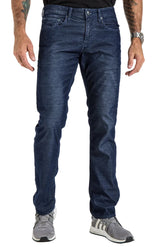 Barfly Slim Corduroy Pants in Denim Wash