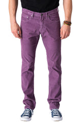Barfly Slim Corduroy Pants in Deep Purple