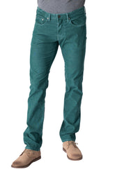 Barfly Slim Corduroy Pants in Posy Green