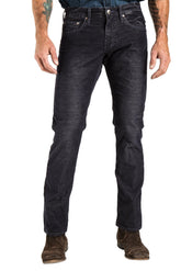 Barfly Slim Corduroy Pants in Dark Lavender