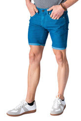 Corduroy Shorts in Ink Blue