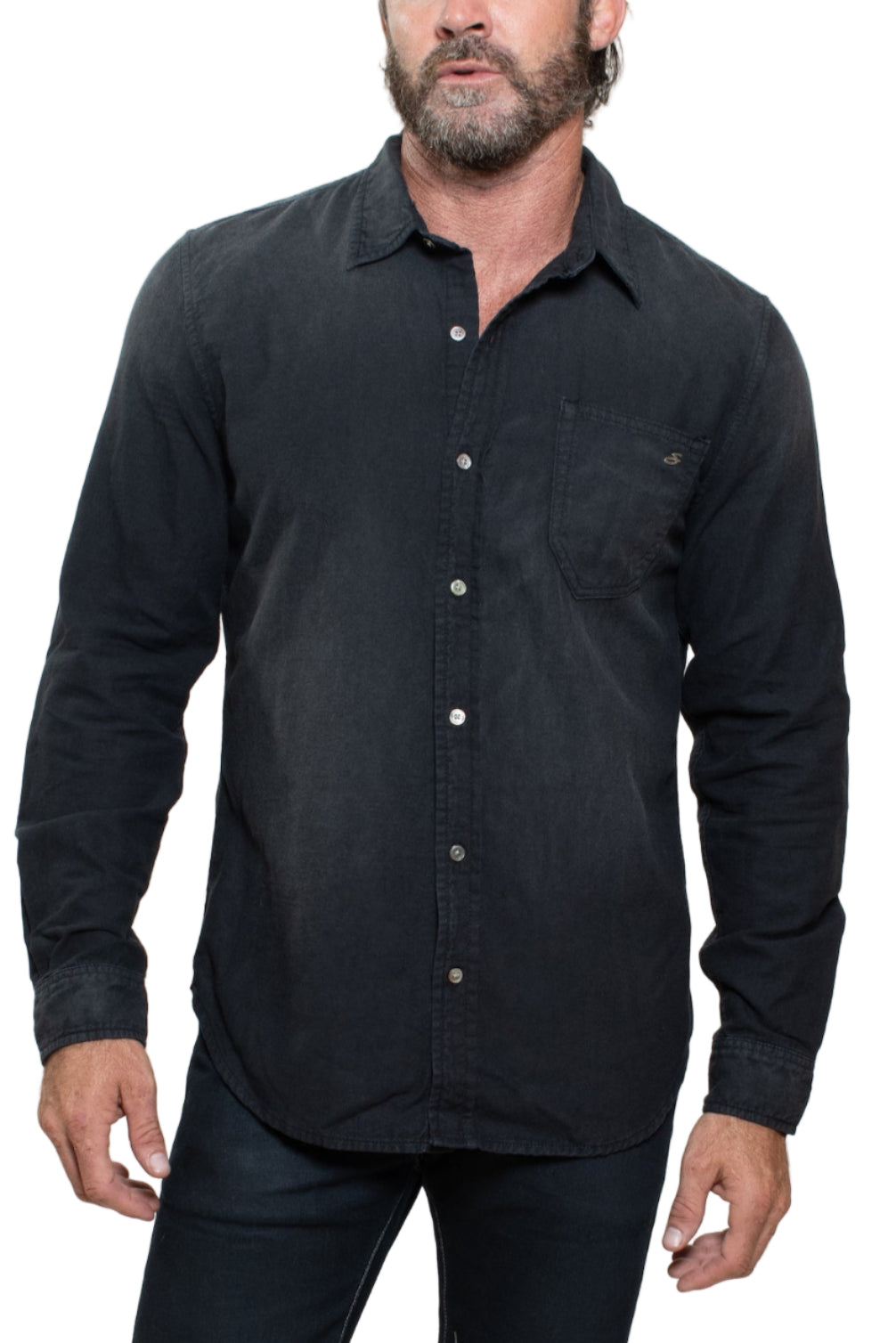 WOVEN SHIRT IN BLACK