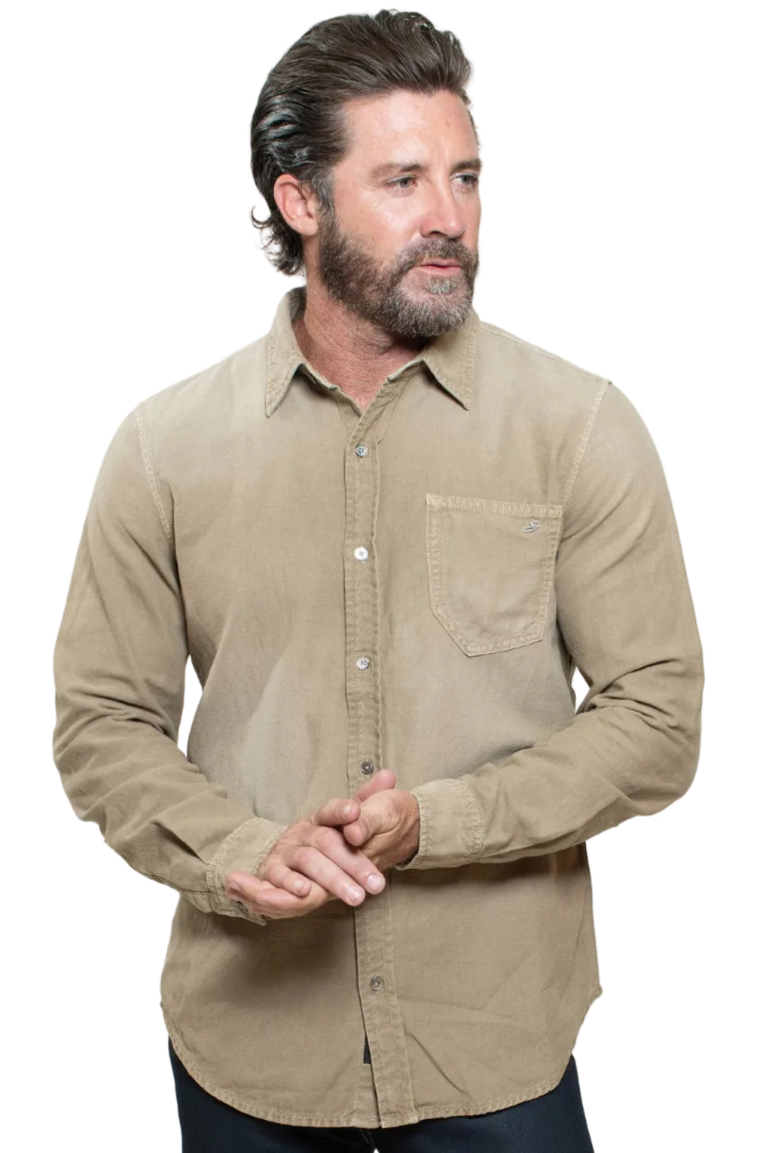 WOVEN SHIRT IN INCENSE