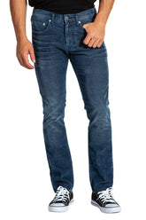 Barfly Slim Corduroy Pants in Lander Indigo