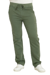 MODERN SWEAT IN OLIVE GREEN