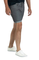 ROLL UP CORD SHORTS IN IRON