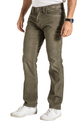 Texas Straight Corduroy Pants in Moss