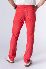 BARFLY SLIM CORDUROY IN ROCOCCO RED