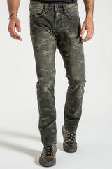 BARFLY SLIM JEANS IN ARMY CAMO