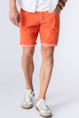 ROLL UP CORD SHORTS - EMBERGLOW