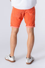 ROLL UP CORD SHORTS - EMBERGLOW
