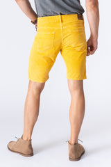 ROLL UP CORD SHORTS - GOLDEN GLOW