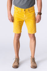 ROLL UP CORD SHORTS - GOLDEN GLOW
