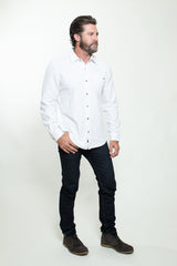 WOVEN SHIRT IN WHITE