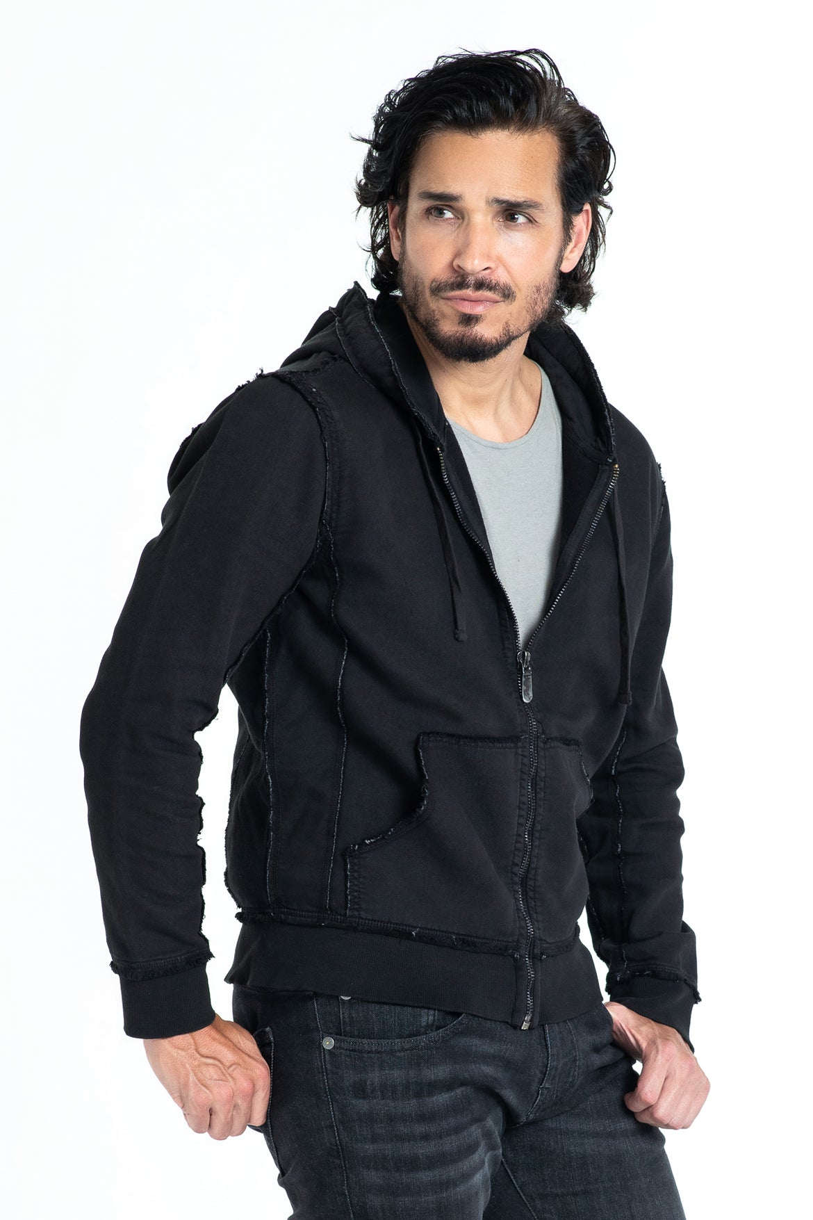 【SATIIIZ】Dinen Vintage Work Hood Jumper (4oz) SATIIIZ】Dinen Vintage Work Hood Jumper (4oz) SATIIIZ】Dinen