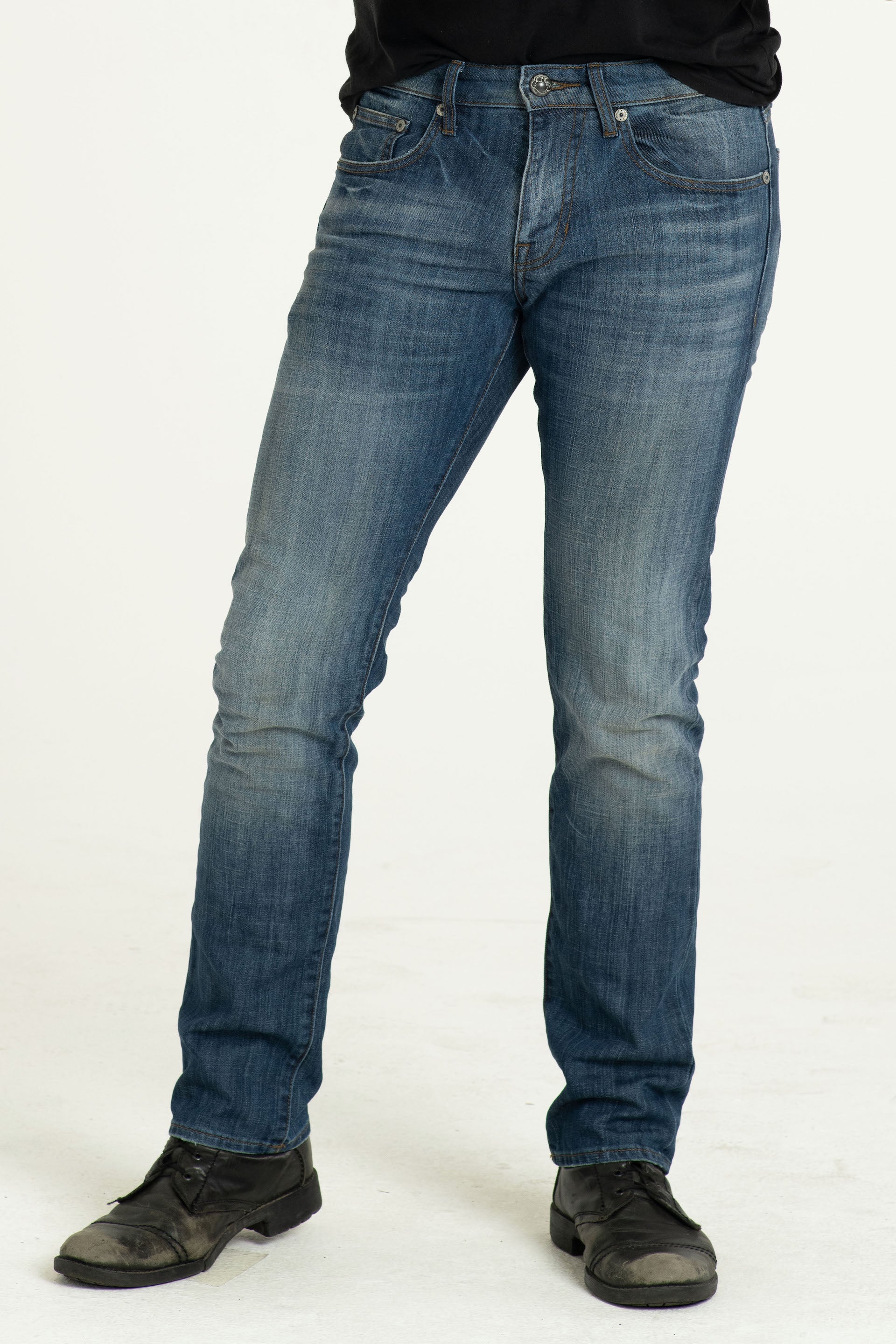 BARFLY SLIM JEANS IN WASTED BLUES
