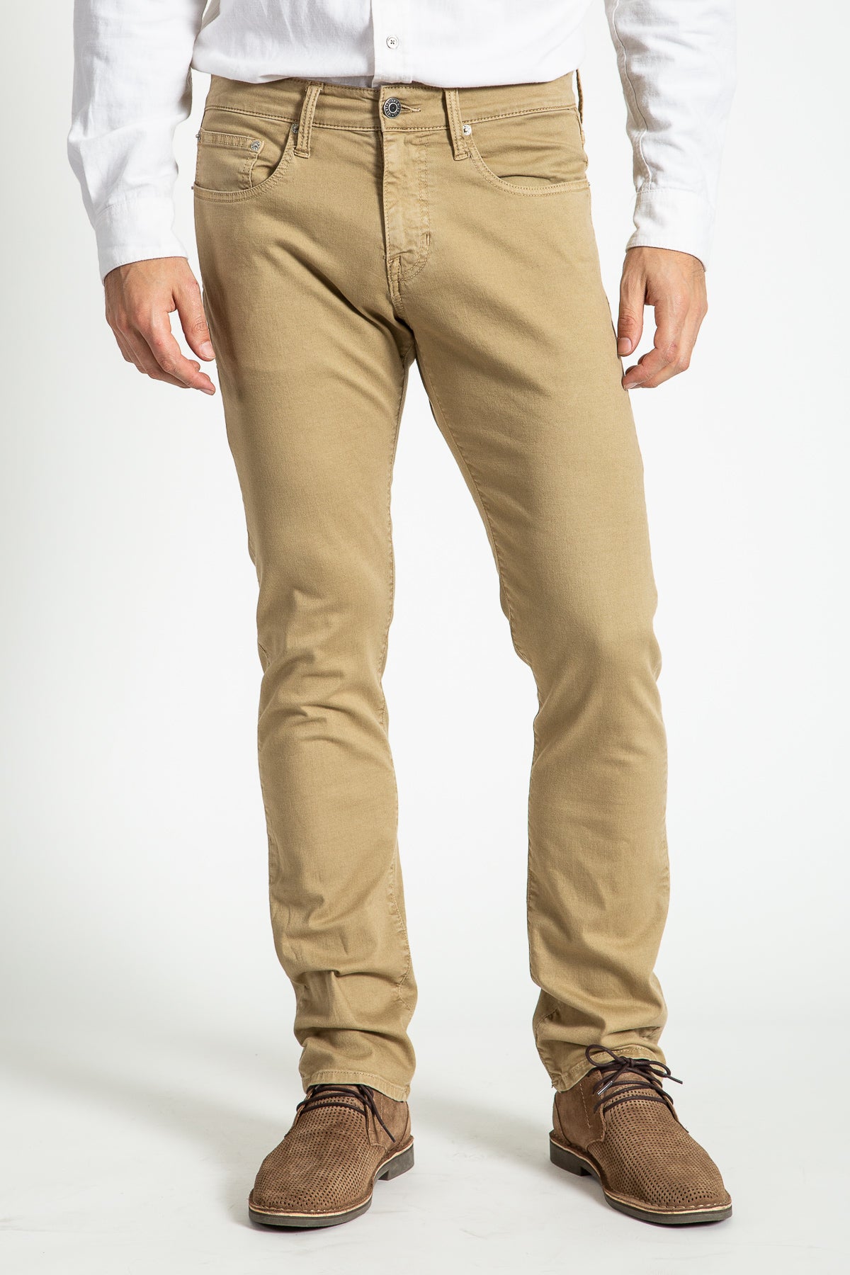 SLIM TWILL PANTS IN INCENSE