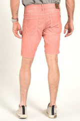 ROLL UP CORD SHORTS IN RETRO PINK