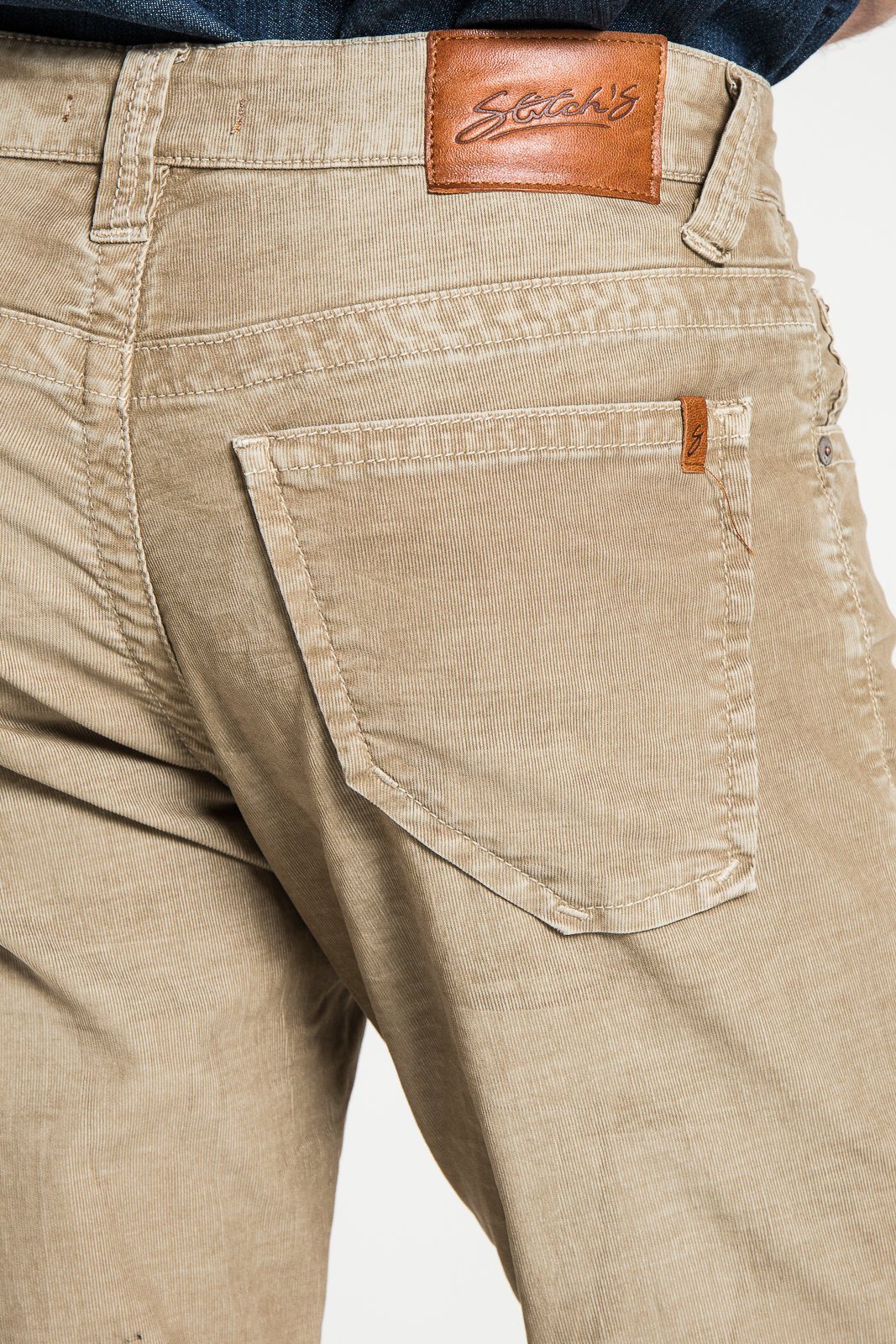 Corduroy jeans rustic man back pockets